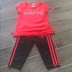 Kid Girls Adidas Pant Set